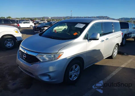 2013 Nissan Quest Sv from USA, damaged, VIN JN8AE2KP9D9065723